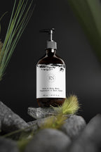 🚿 Hand & Body Wash, Peppermint & Dark Cedar