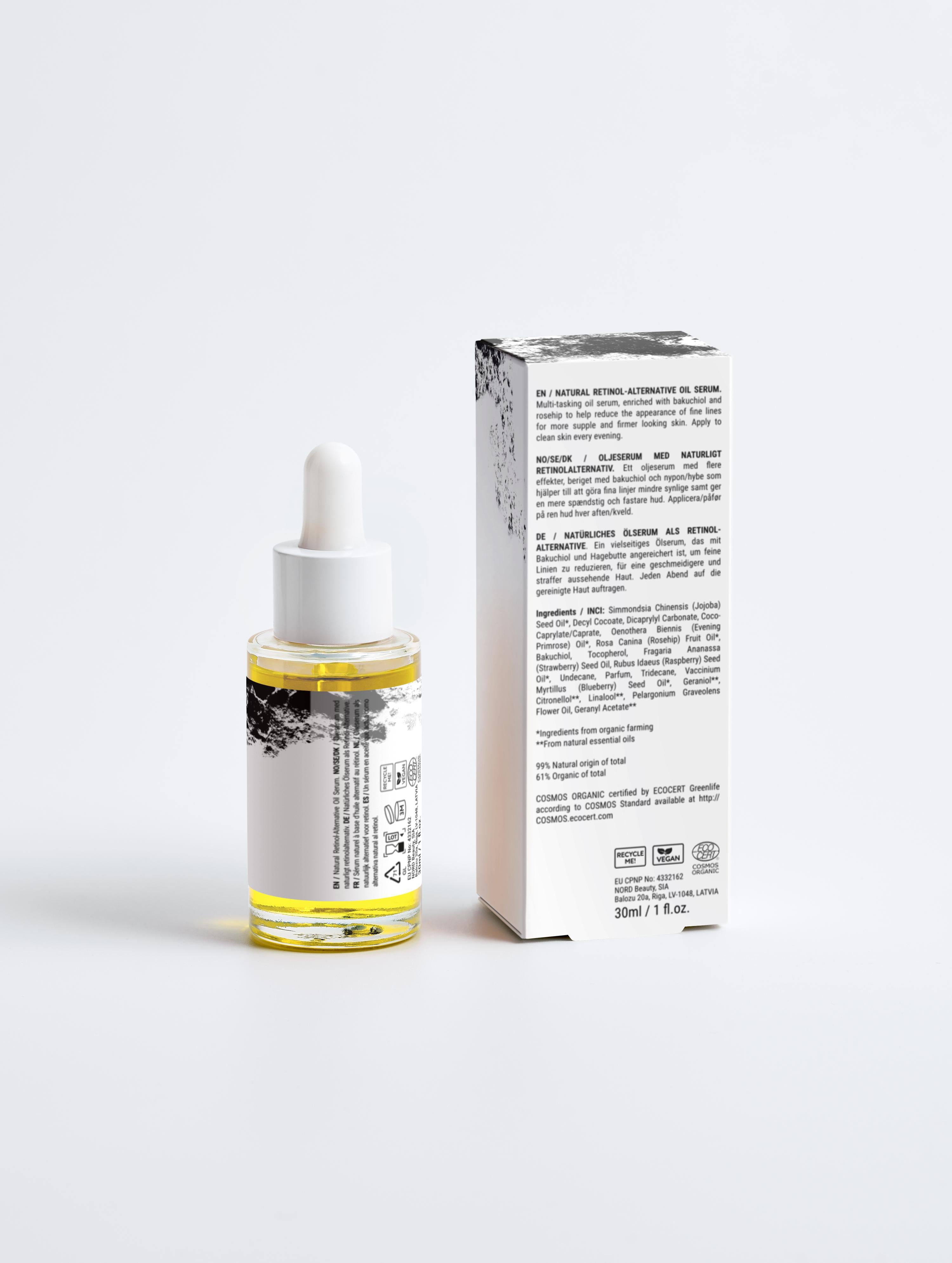 🌿 Natural Retinol Alternative Oil Serum with Bakuchiol